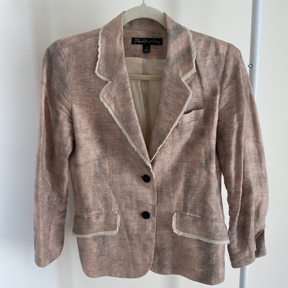 Elizabeth & James Linen Blazer